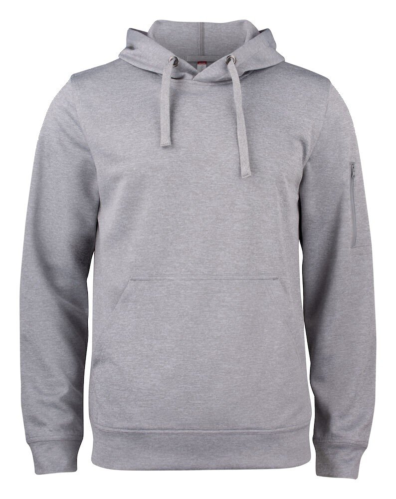 Sweatshirt Basic Active Hoody Clique gris mélange