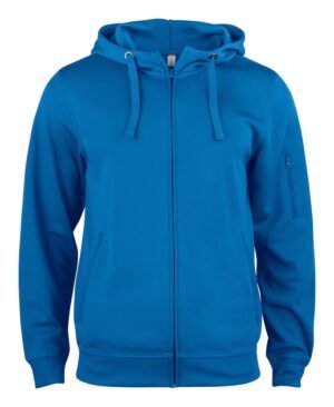 Sweatshirt Basic Active Hoody Full Zip Clique bleu royal