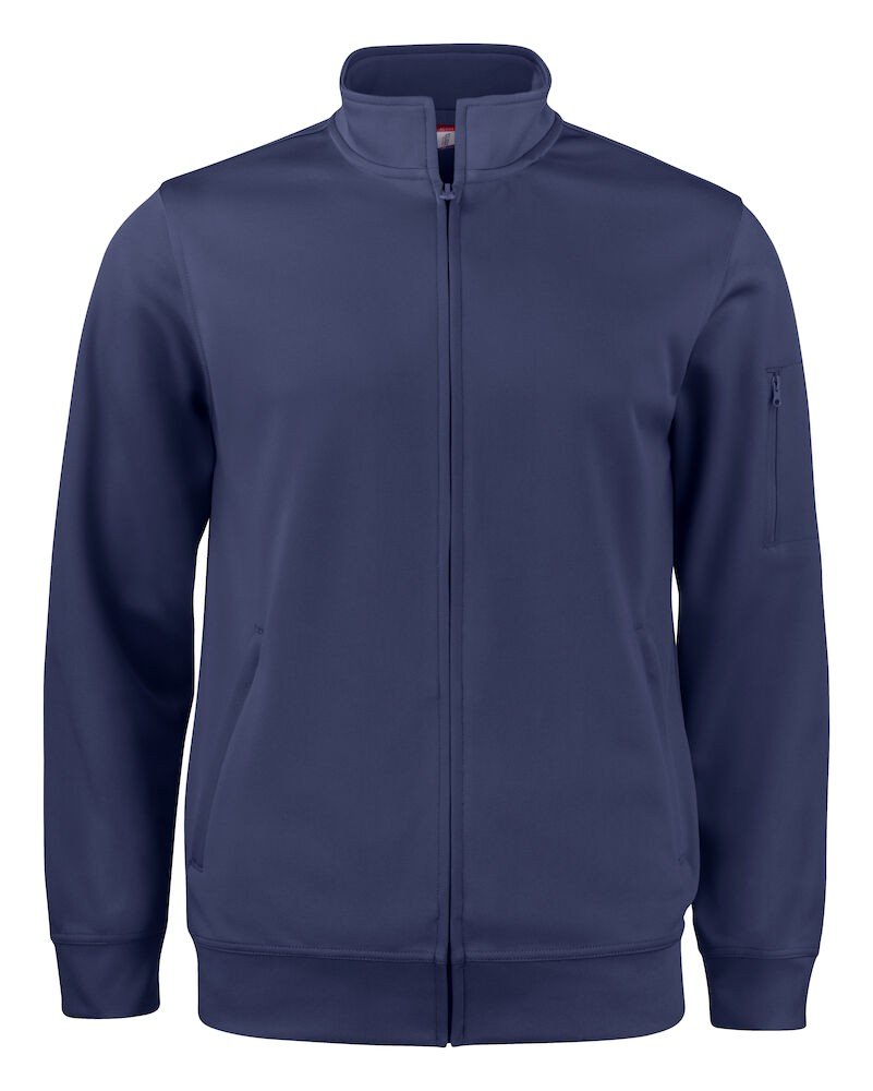 Sweatshirt Basic Active Cardigan Clique bleu foncé