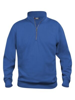 Sweatshirt Basic Half Zip Clique bleu royal