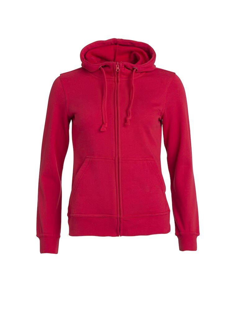 Sweatshirt Basic Hoody Full Zip Women Clique rouge