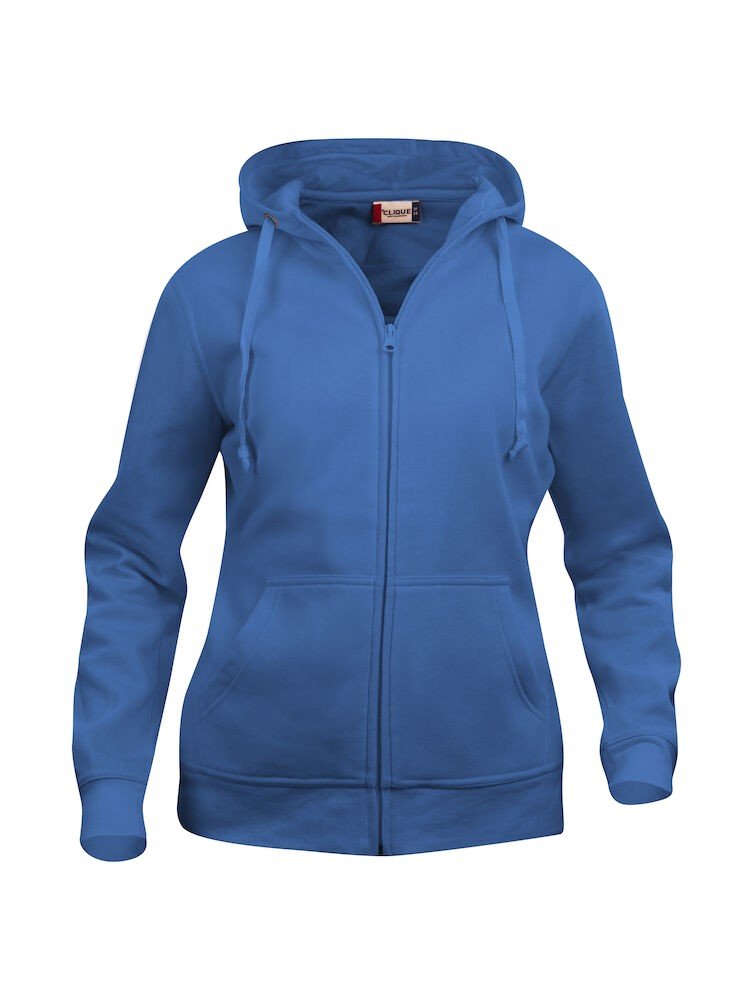 Sweatshirt Basic Hoody Full Zip Women Clique bleu royal