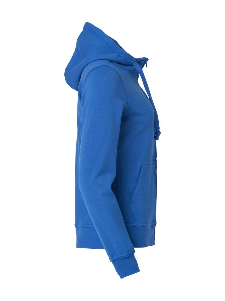 Sweatshirt Basic Hoody Full Zip Women Clique bleu royal - vue 2