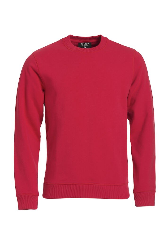 Sweatshirt Classic Roundneck Clique rouge