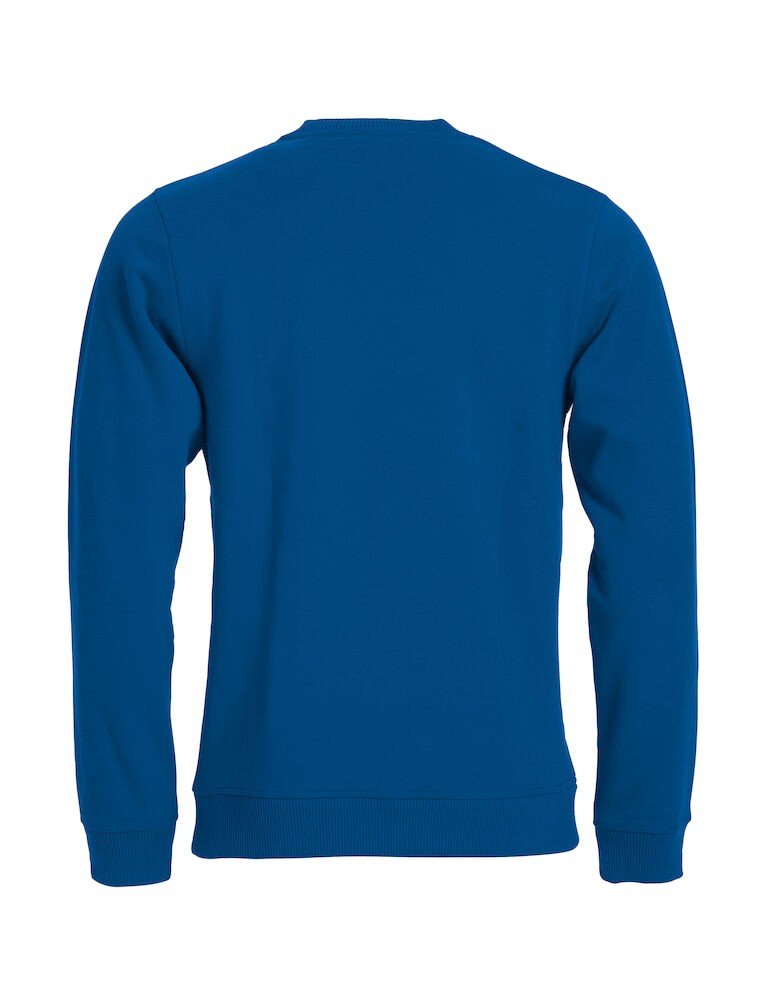 Sweatshirt Classic Roundneck Clique bleu royal - vue 4