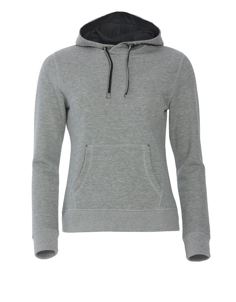 Sweatshirt Classic Hoody Women Clique gris mélange