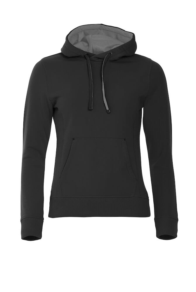 Sweatshirt Classic Hoody Women Clique noir