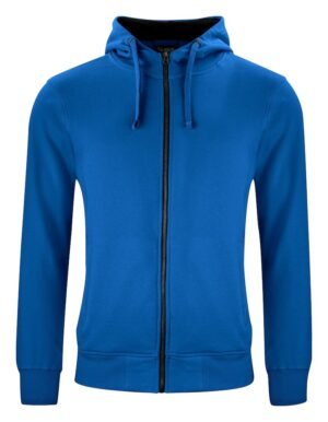 Sweatshirt Classic Hoody Full Zip Clique bleu royal