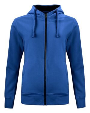 Sweatshirt Classic Hoody Full Zip Women Clique bleu royal