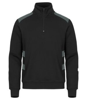 Sweatshirt Ambition Half Zip Clique anthracite