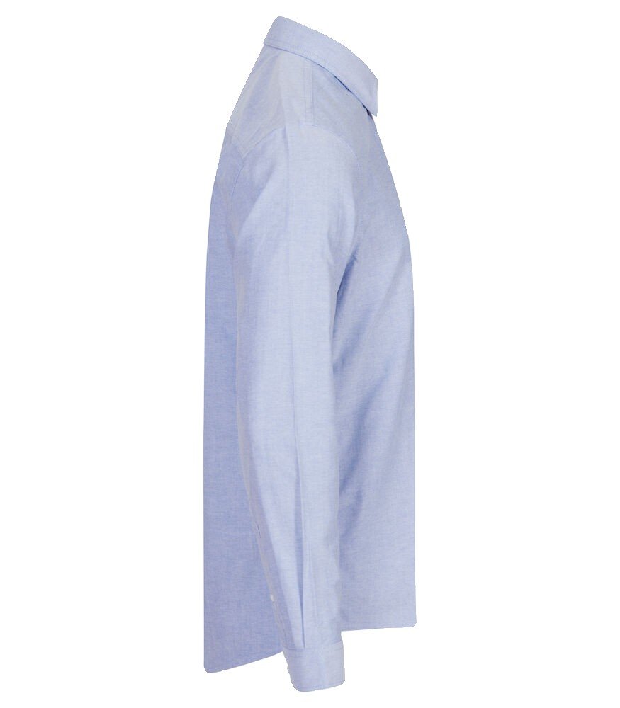 Chemise Oxford Clique bleu royal - vue 4