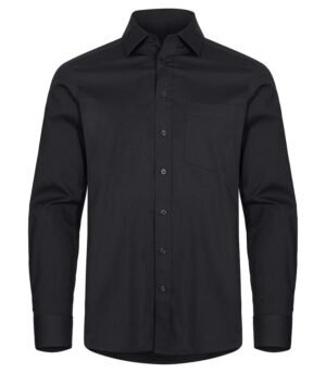 Chemise Stretch Shirt L/S Clique noir