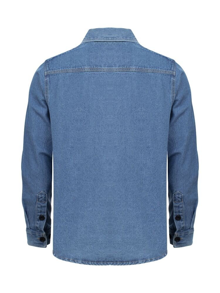 Chemise Overshirt Clique denim - vue 5