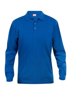 Polo Basic Polo L/S Junior Clique bleu royal
