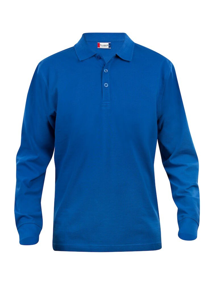 Polo Basic Polo L/S Junior Clique bleu royal