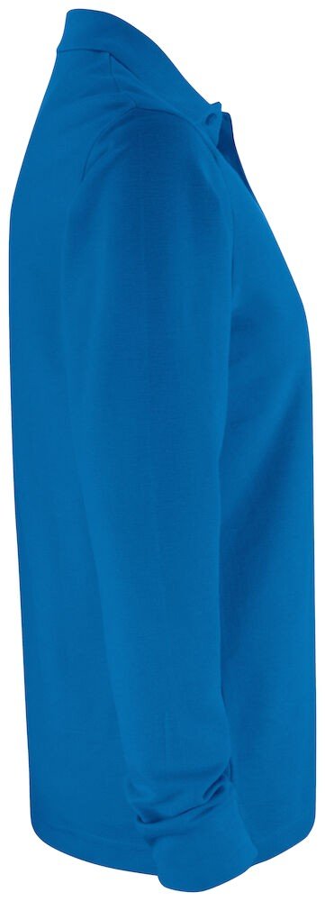 Polo Basic Polo Pocket L/S Clique bleu royal - vue 2