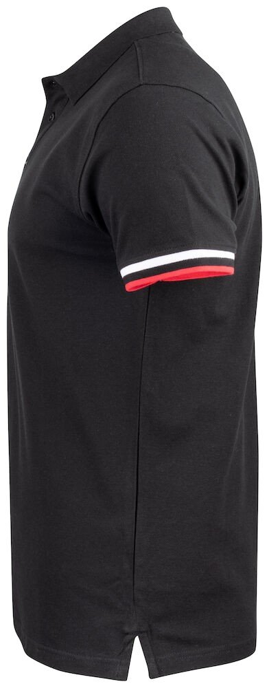 Polo Newton Clique noir - vue 3