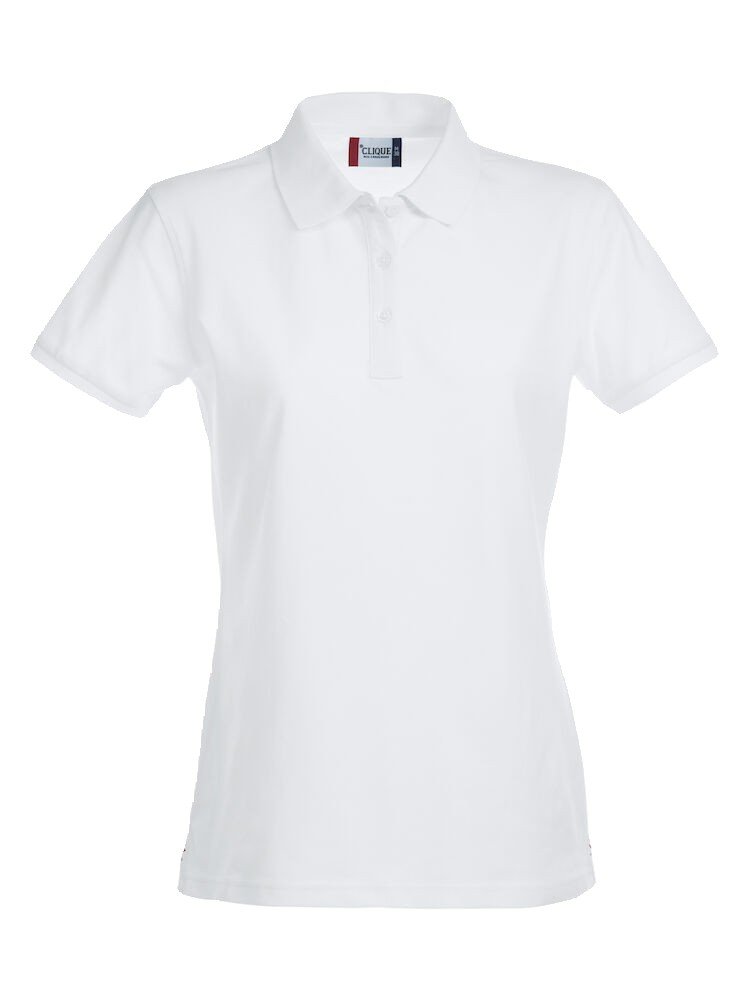 Polo Stretch Premium Polo Women Clique blanc