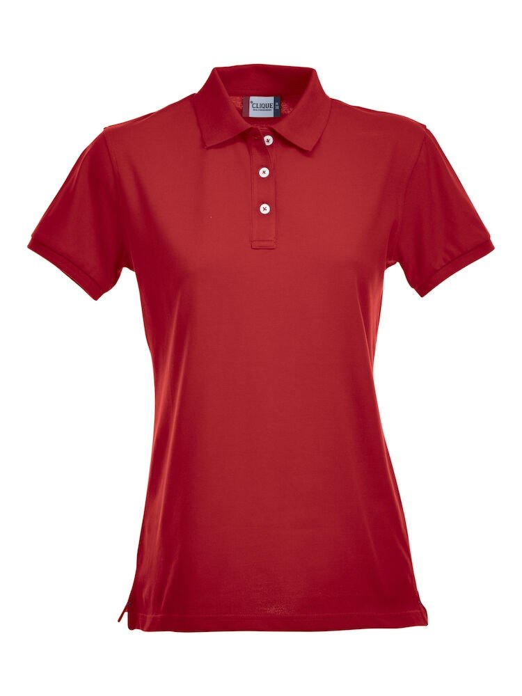 Polo Stretch Premium Polo Women Clique rouge