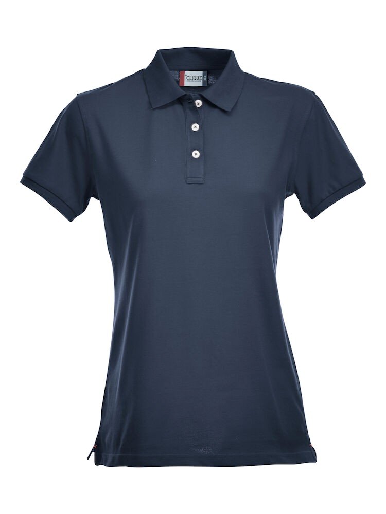 Polo Stretch Premium Polo Women Clique bleu foncé