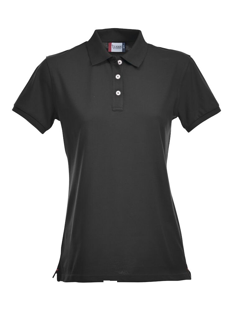 Polo Stretch Premium Polo Women Clique noir