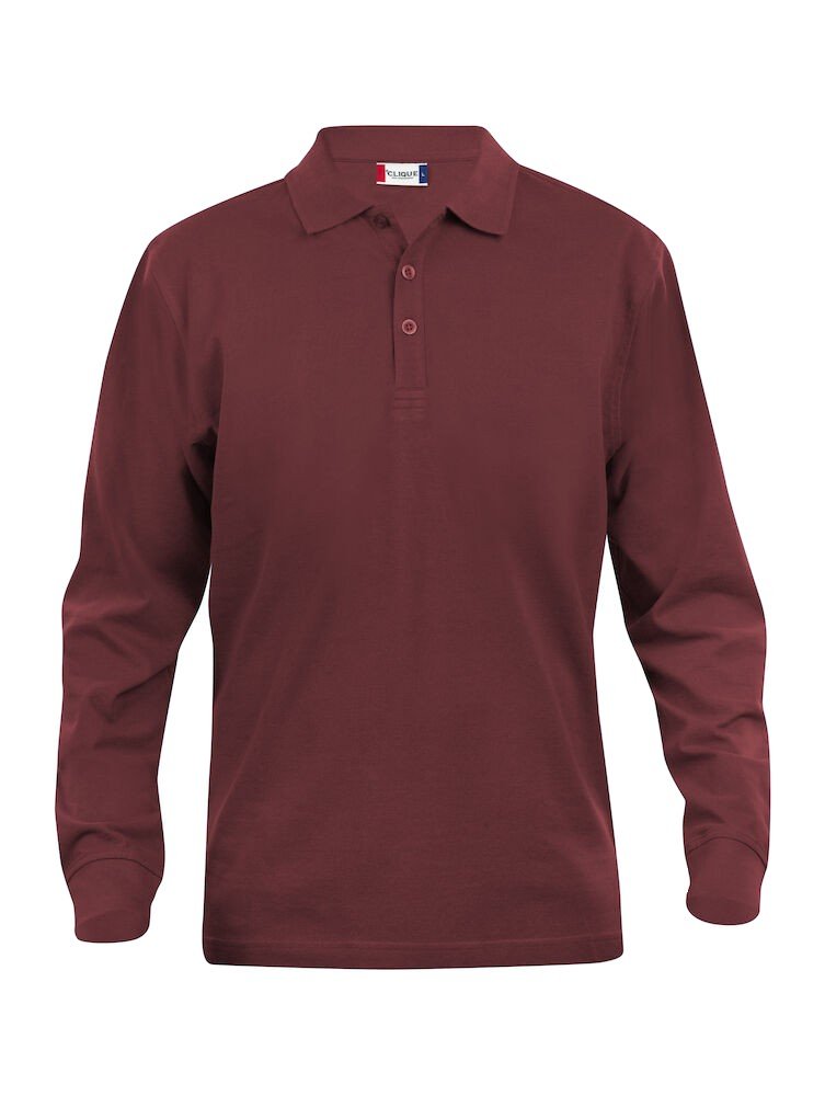 Polo Classic Lincoln L/S Clique bordeaux