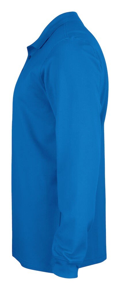 Polo Classic Lincoln L/S Clique bleu royal - vue 3