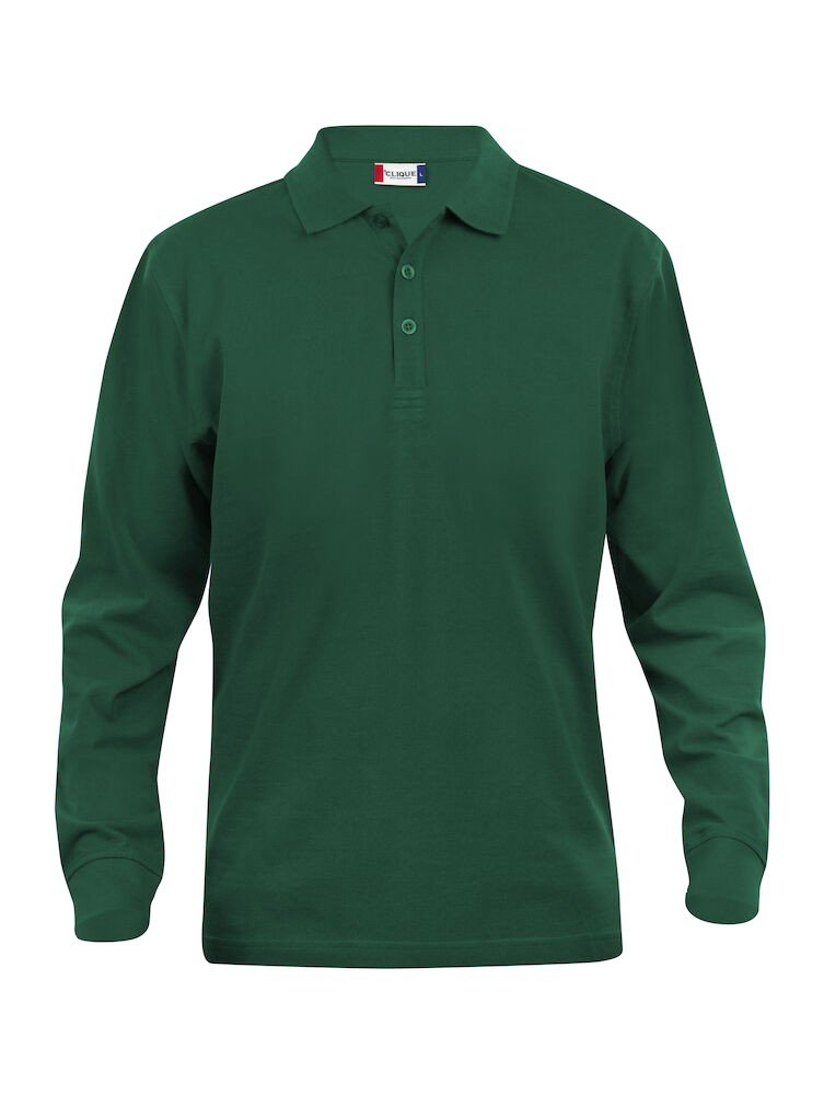 Polo Classic Lincoln L/S Clique vert bouteille