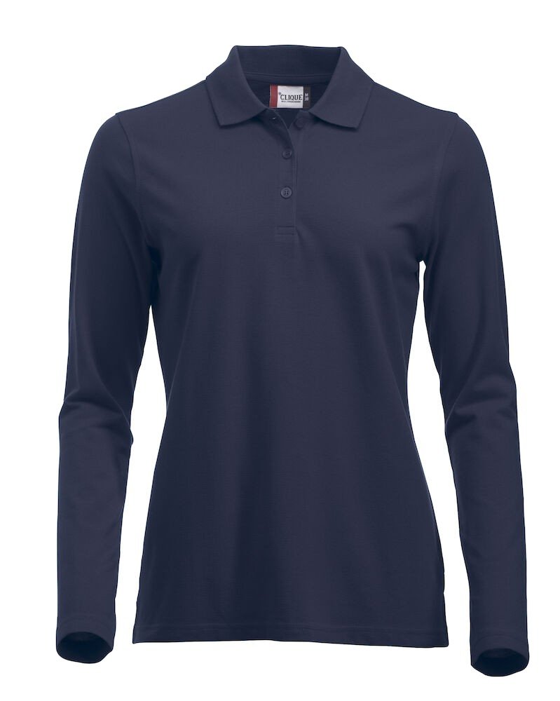 Polo Classic Marion L/S Clique bleu foncé