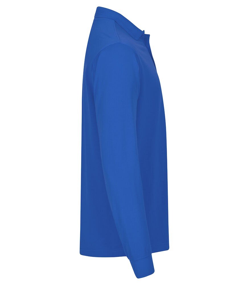 Polo Manhattan L/S Clique bleu royal - vue 2