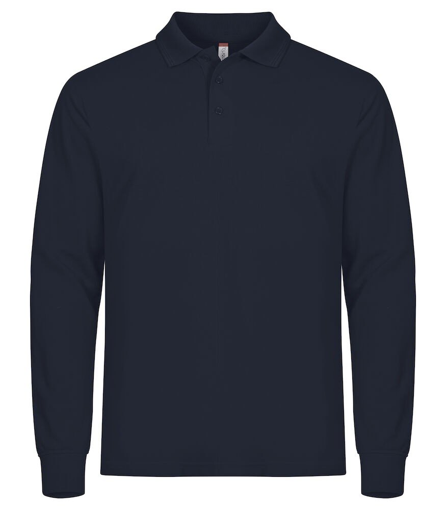 Polo Manhattan L/S Clique bleu foncé
