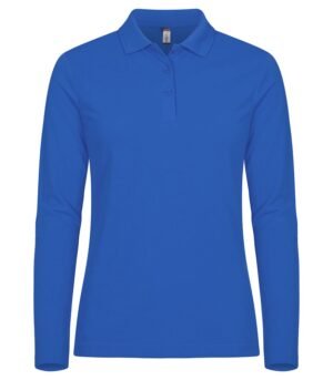Polo Manhattan L/S Women Clique bleu royal