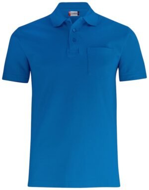 Polo Basic Polo Pocket Clique bleu royal