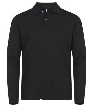 Polo Stretch Premium Polo L/S Clique noir