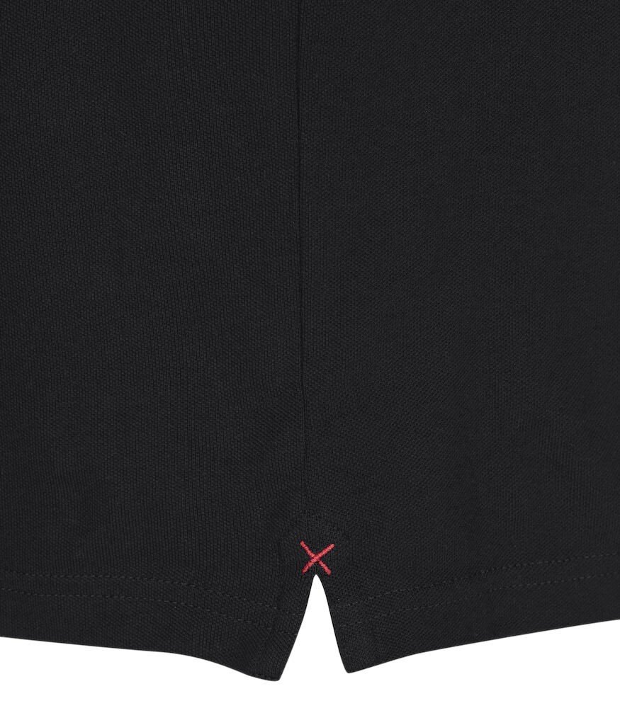 Polo Stretch Premium Polo L/S Clique noir - vue 3