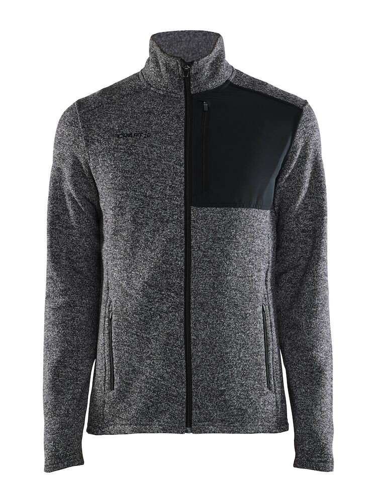 Veste de polaire ADV Explore Heavy Fleece Jacket M Craft noir mélange
