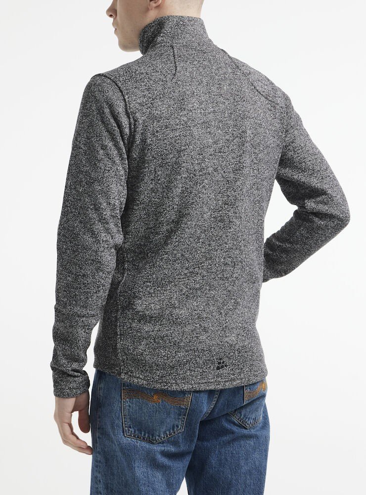 Veste de polaire ADV Explore Heavy Fleece Jacket M Craft noir mélange - vue 3