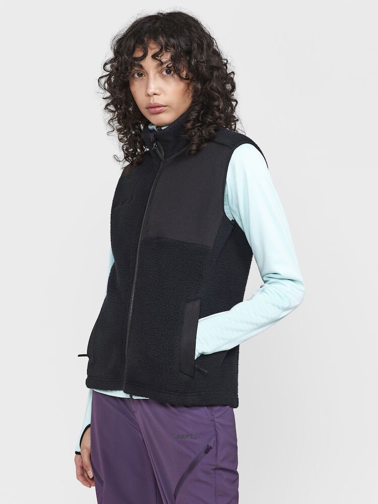 Veste ADV Explore Pile Fleece Vest W Craft noir - vue 2