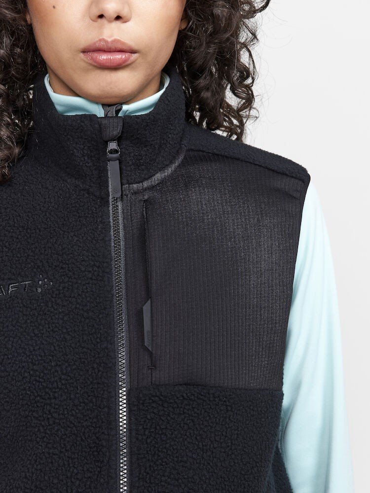 Veste ADV Explore Pile Fleece Vest W Craft noir - vue 4