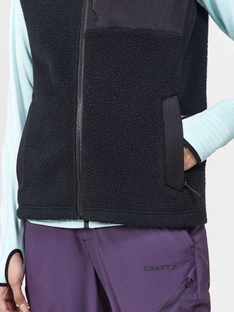 Veste ADV Explore Pile Fleece Vest W Craft noir - vue 5