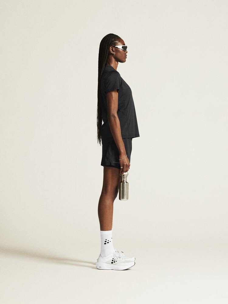 T-shirt ADV Essence SS Tee 2 W Craft noir - vue 10
