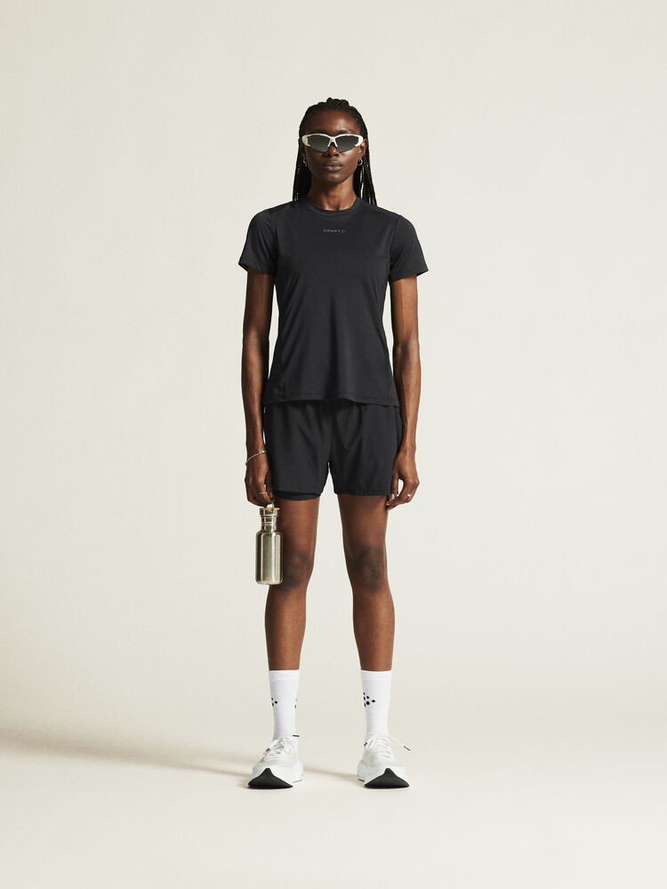 T-shirt ADV Essence SS Tee 2 W Craft noir - vue 9