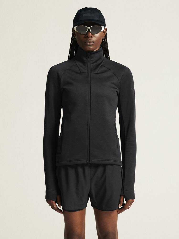 Veste de polaire ADV Explore Power Fleece Jkt W Craft noir - vue 5