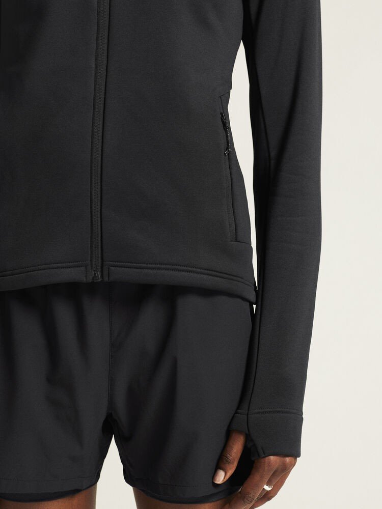 Veste de polaire ADV Explore Power Fleece Jkt W Craft noir - vue 7