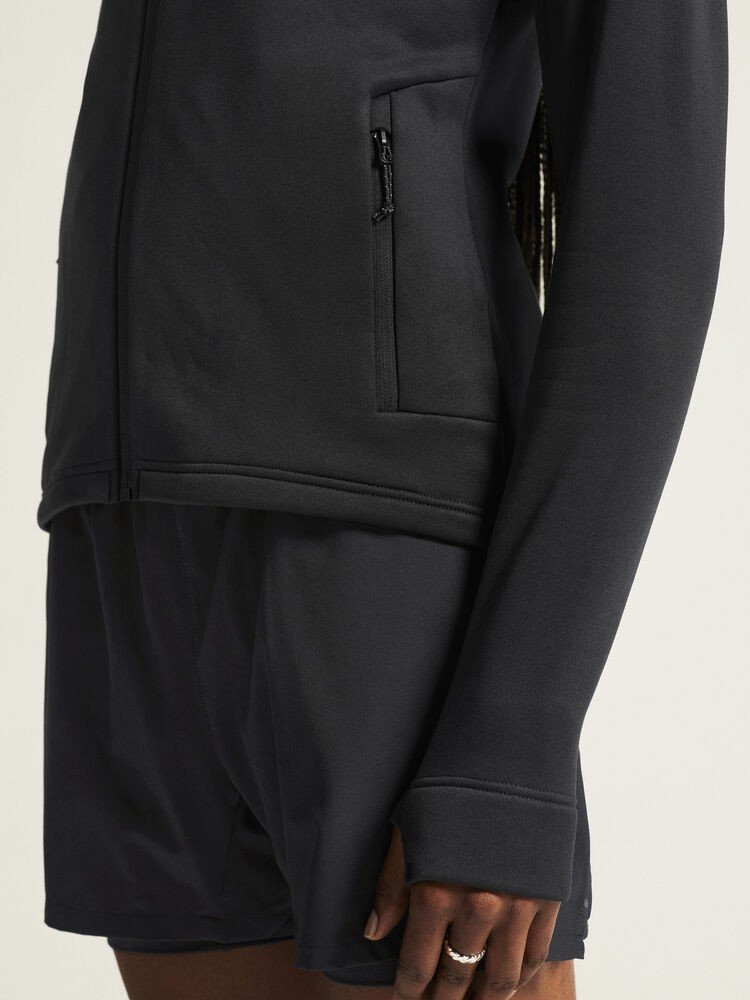 Veste de polaire ADV Explore Power Fleece Jkt W Craft noir - vue 8