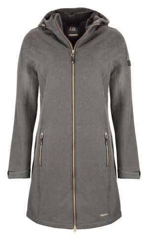 Softshell Whittier Jacket ladies Cutter & Buck gris anthracite mélange