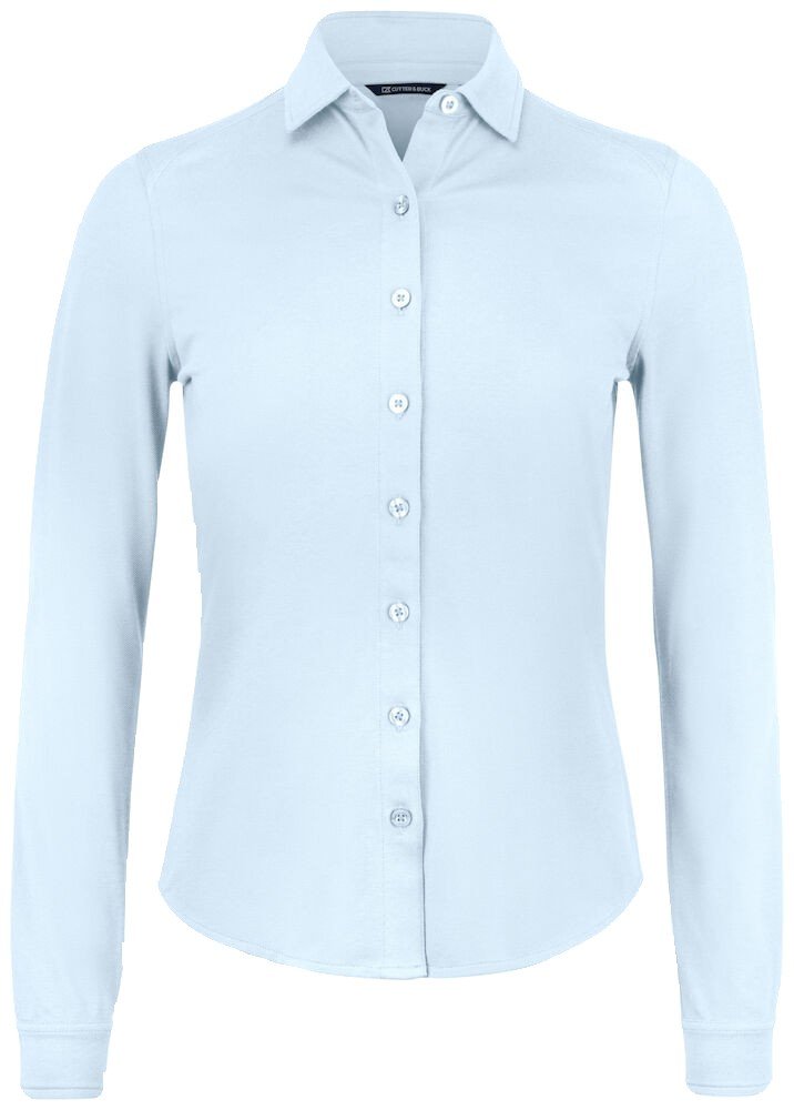 Chemise Advantage Shirt ladies Cutter & Buck bleu clair