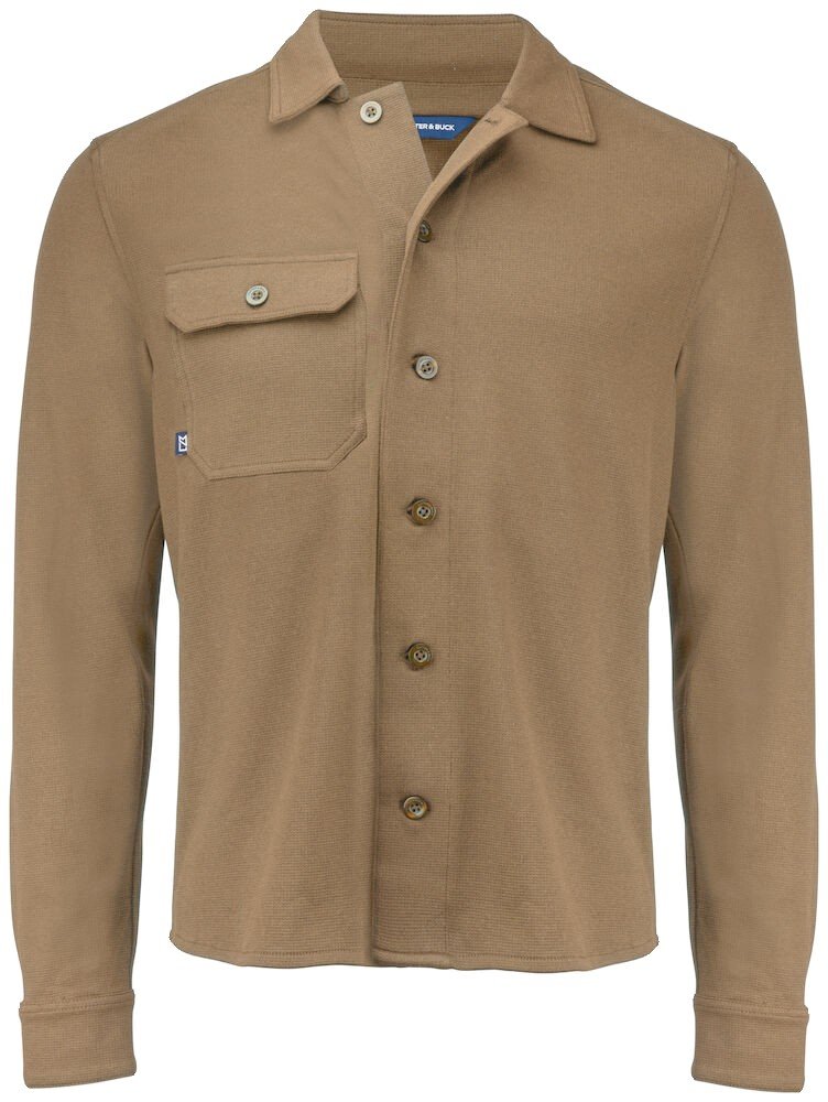 Chemise Advantage Leisure shirt Men Cutter & Buck kaki