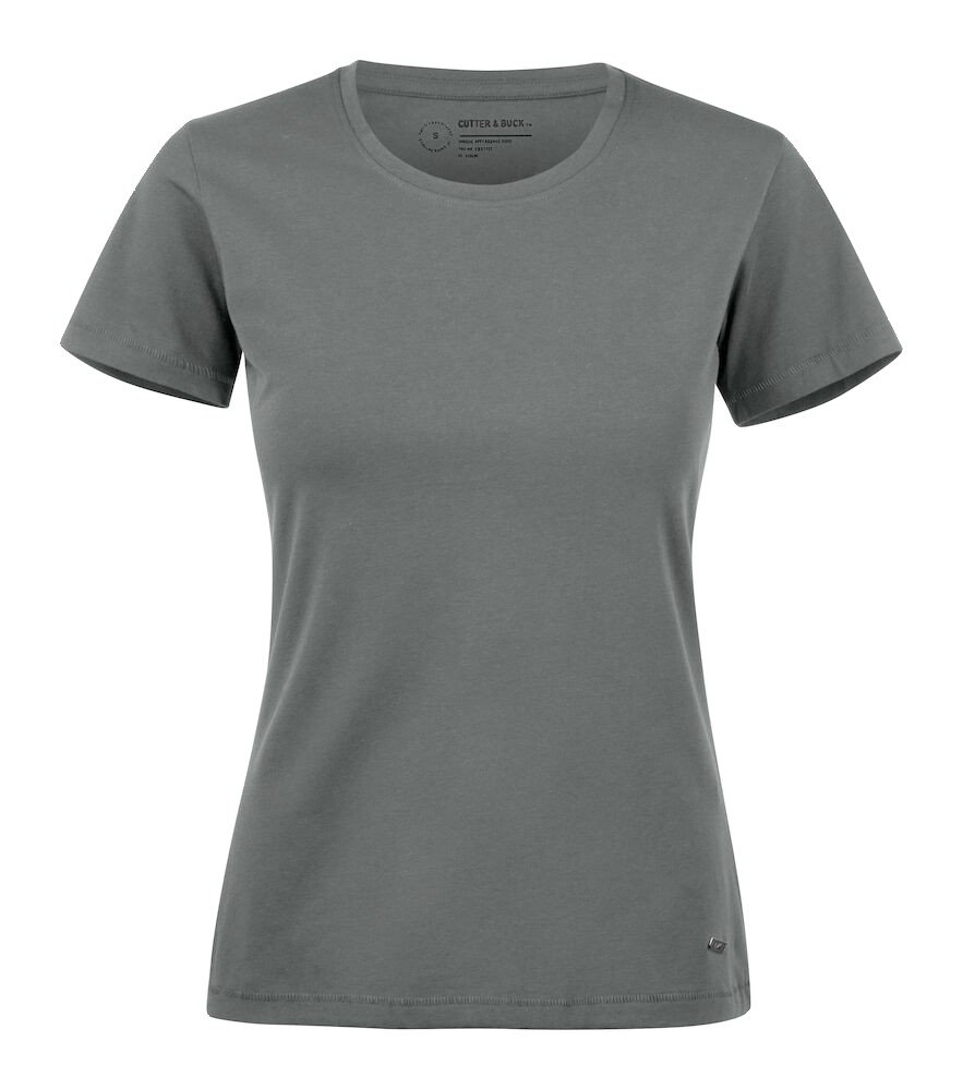 T-shirt Manzanita Roundneck ladies Cutter & Buck gris