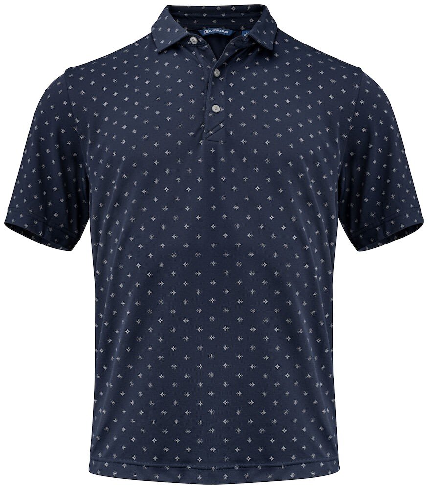 Polo Virtue Polo Printed Men Cutter & Buck bleu foncé